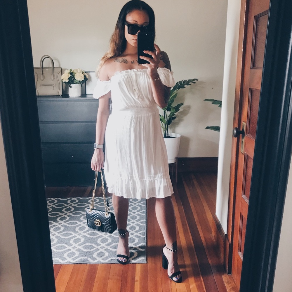 Off-the-Shoulder Mini Dress